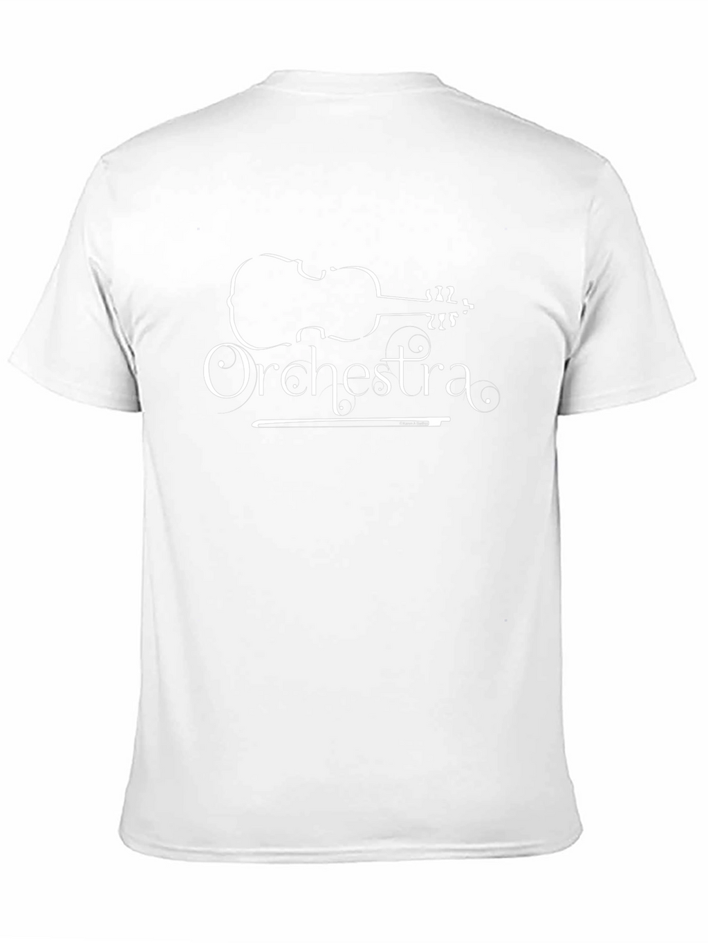 Orchestra Violin Graphic T-Shirt - Black Cotton Tee