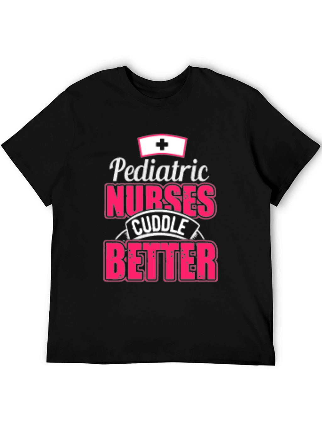 Pediatric Nurse Cuddle T-Shirt - Black