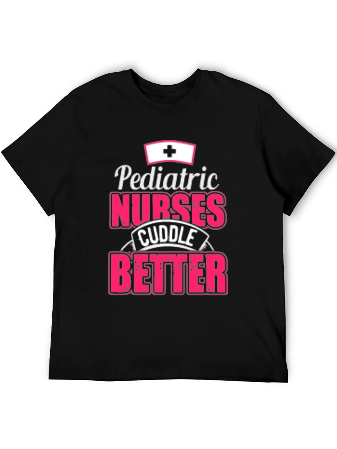 Pediatric Nurse Cuddle T-Shirt - Black