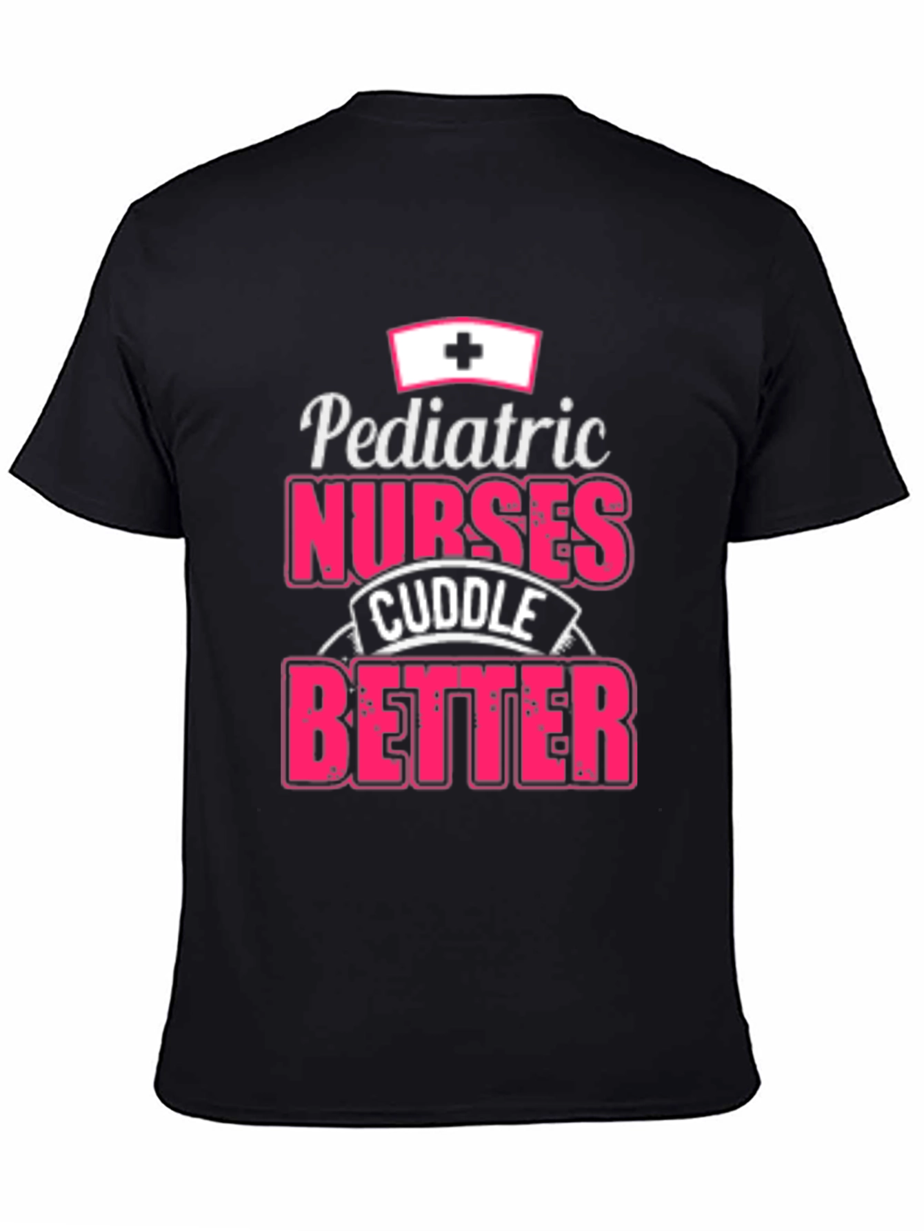 Pediatric Nurse Cuddle T-Shirt - Black