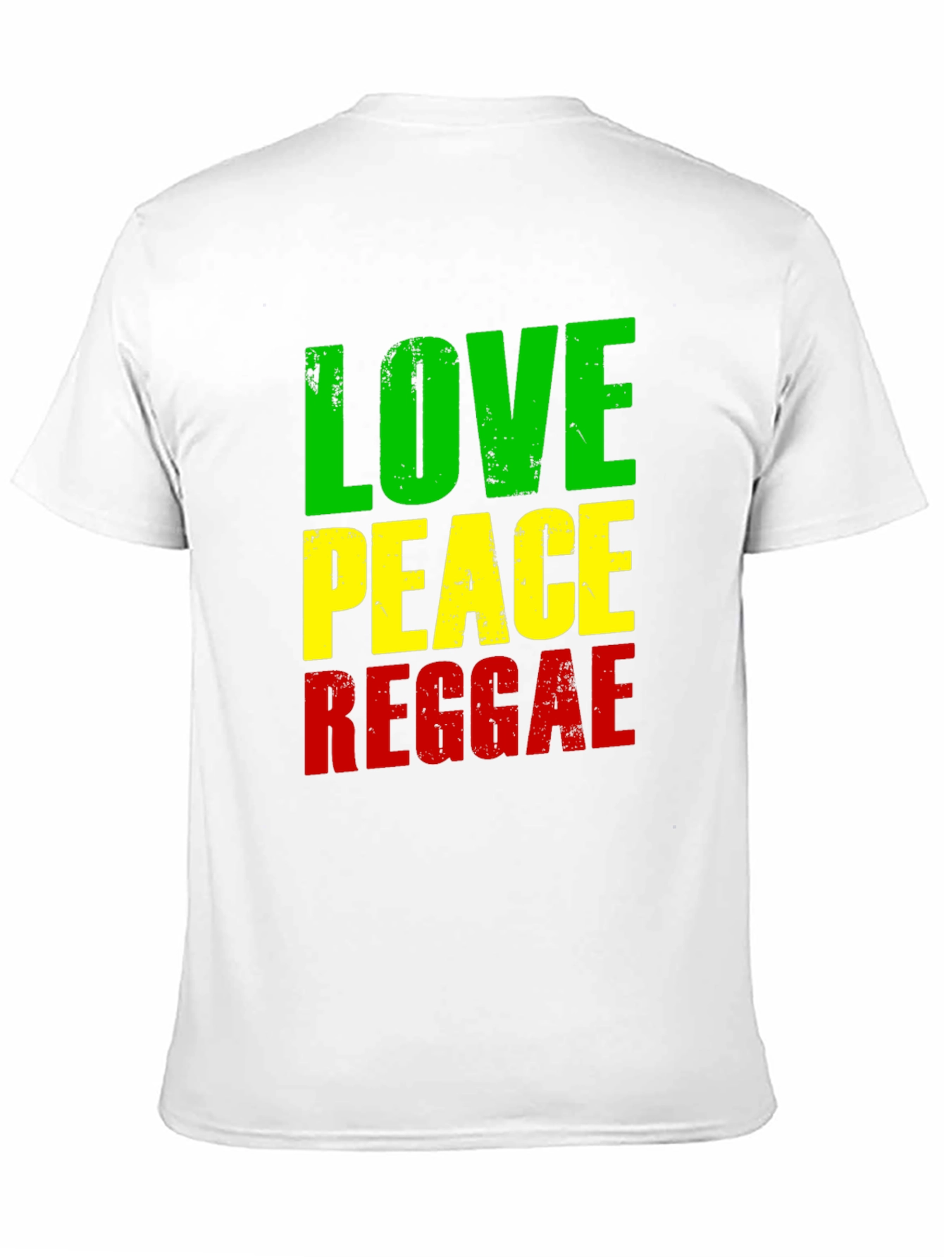 Love Peace Reggae Graphic T-Shirt