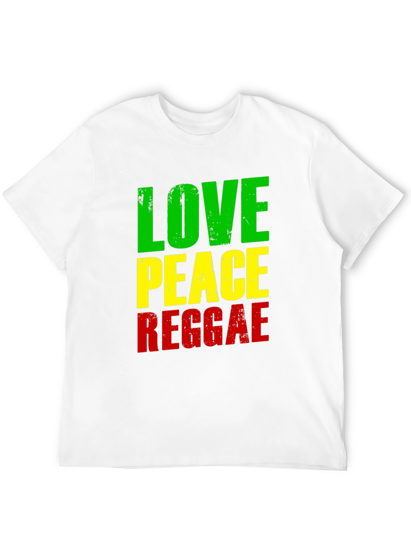 Love Peace Reggae Graphic T-Shirt