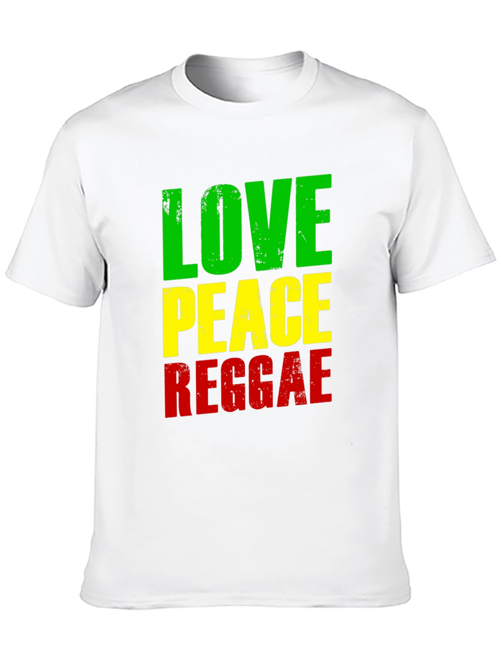 Love Peace Reggae Graphic T-Shirt