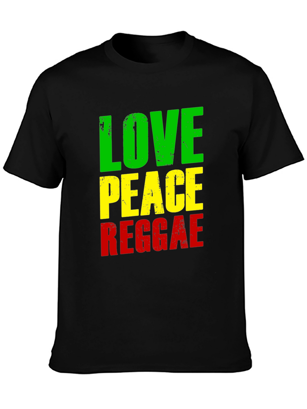 Love Peace Reggae Graphic T-Shirt