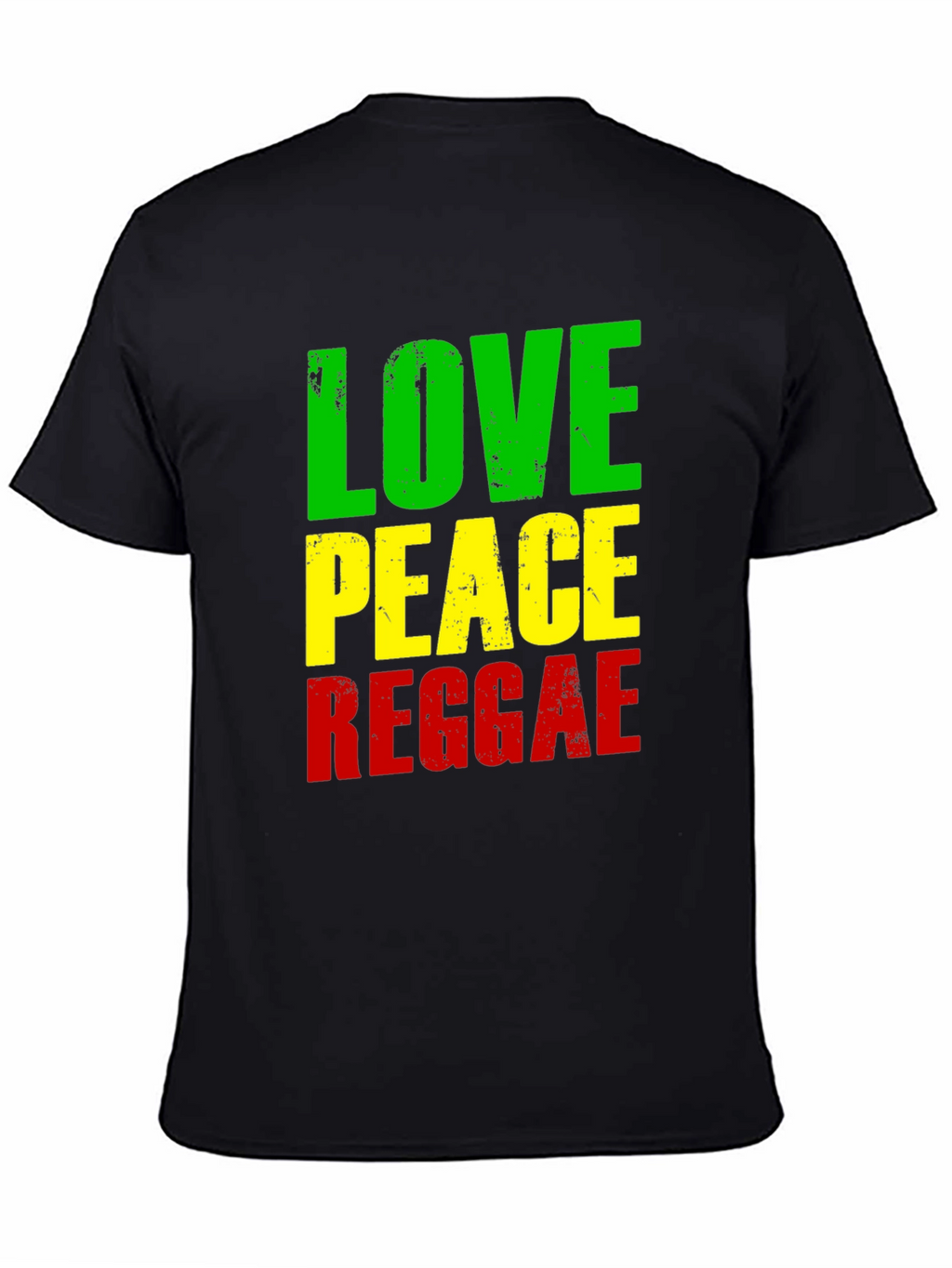 Love Peace Reggae Graphic T-Shirt