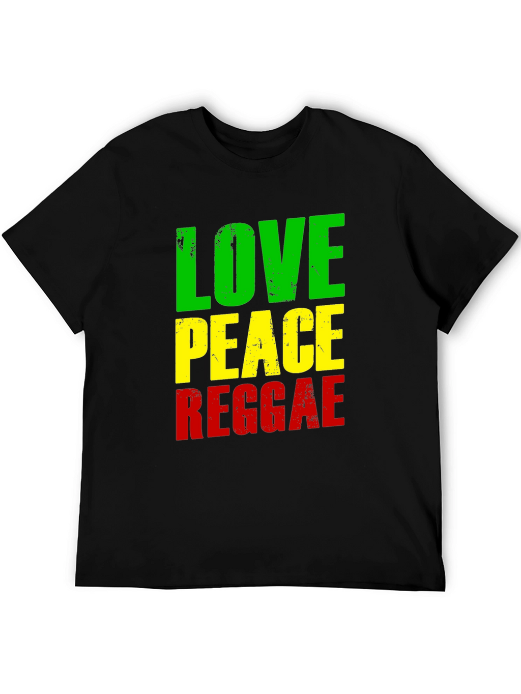 Love Peace Reggae Graphic T-Shirt