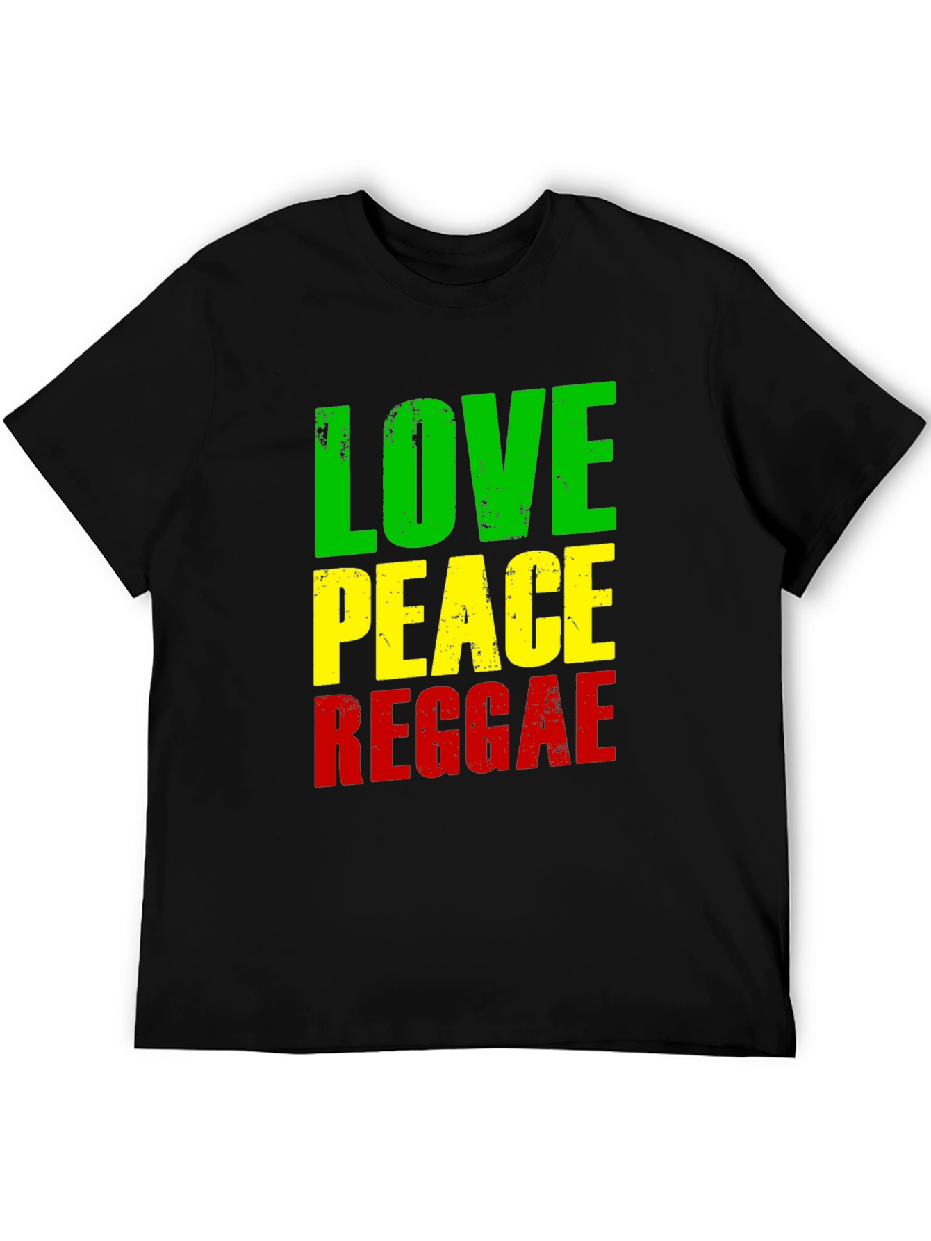 Love Peace Reggae Graphic T-Shirt