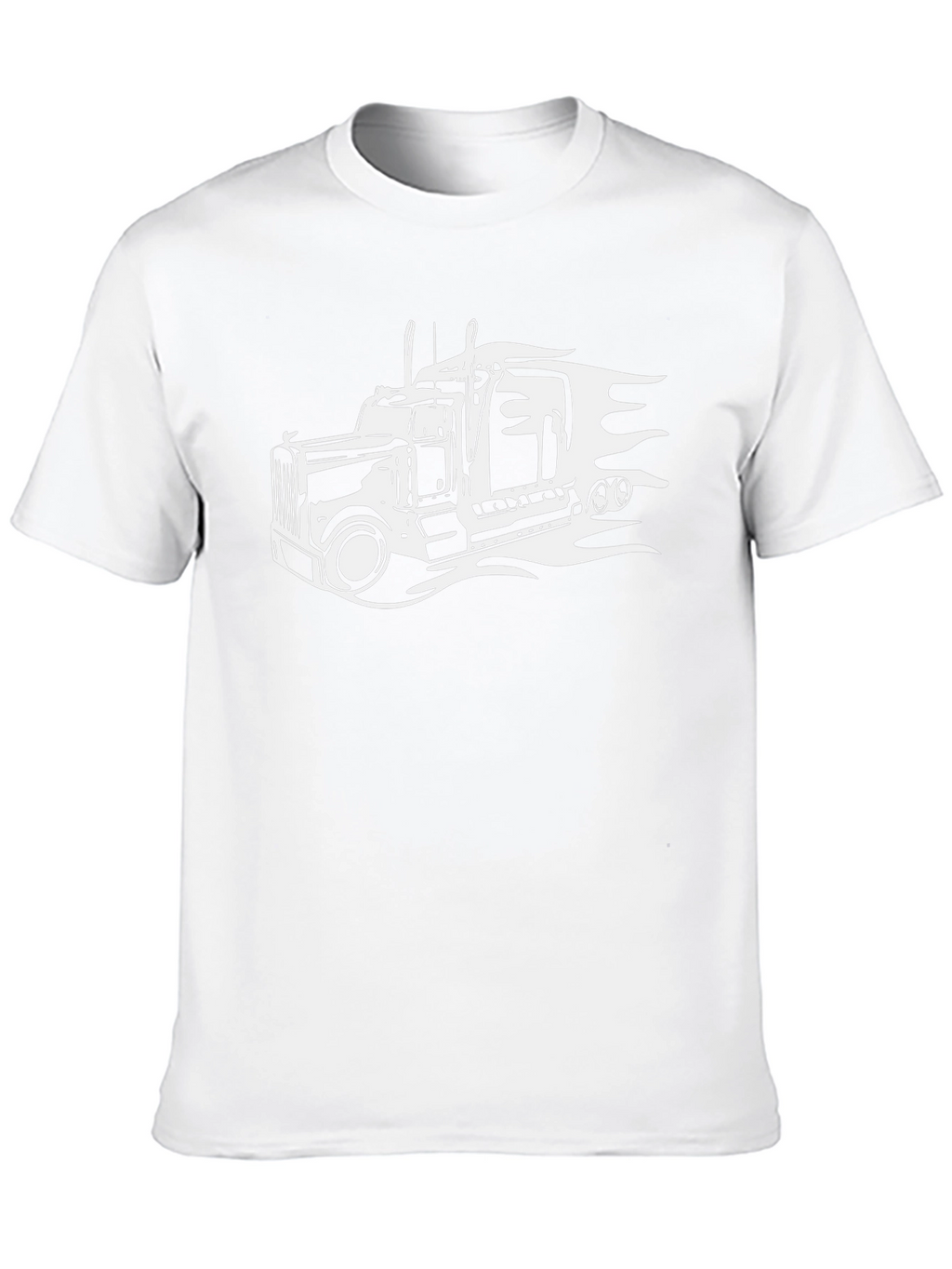 Truck Graphic T-Shirt - Black Cotton Tee