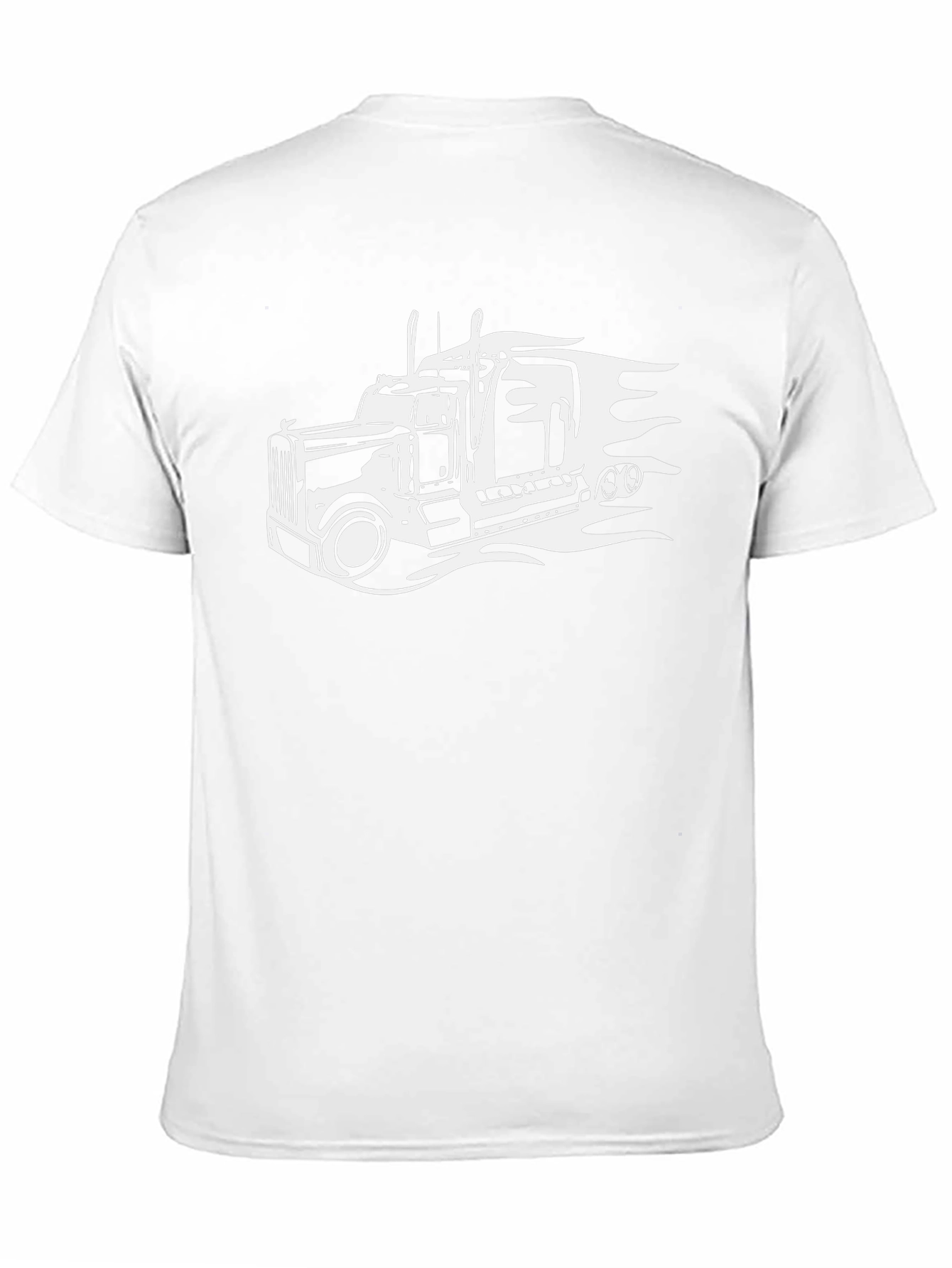 Truck Graphic T-Shirt - Black Cotton Tee