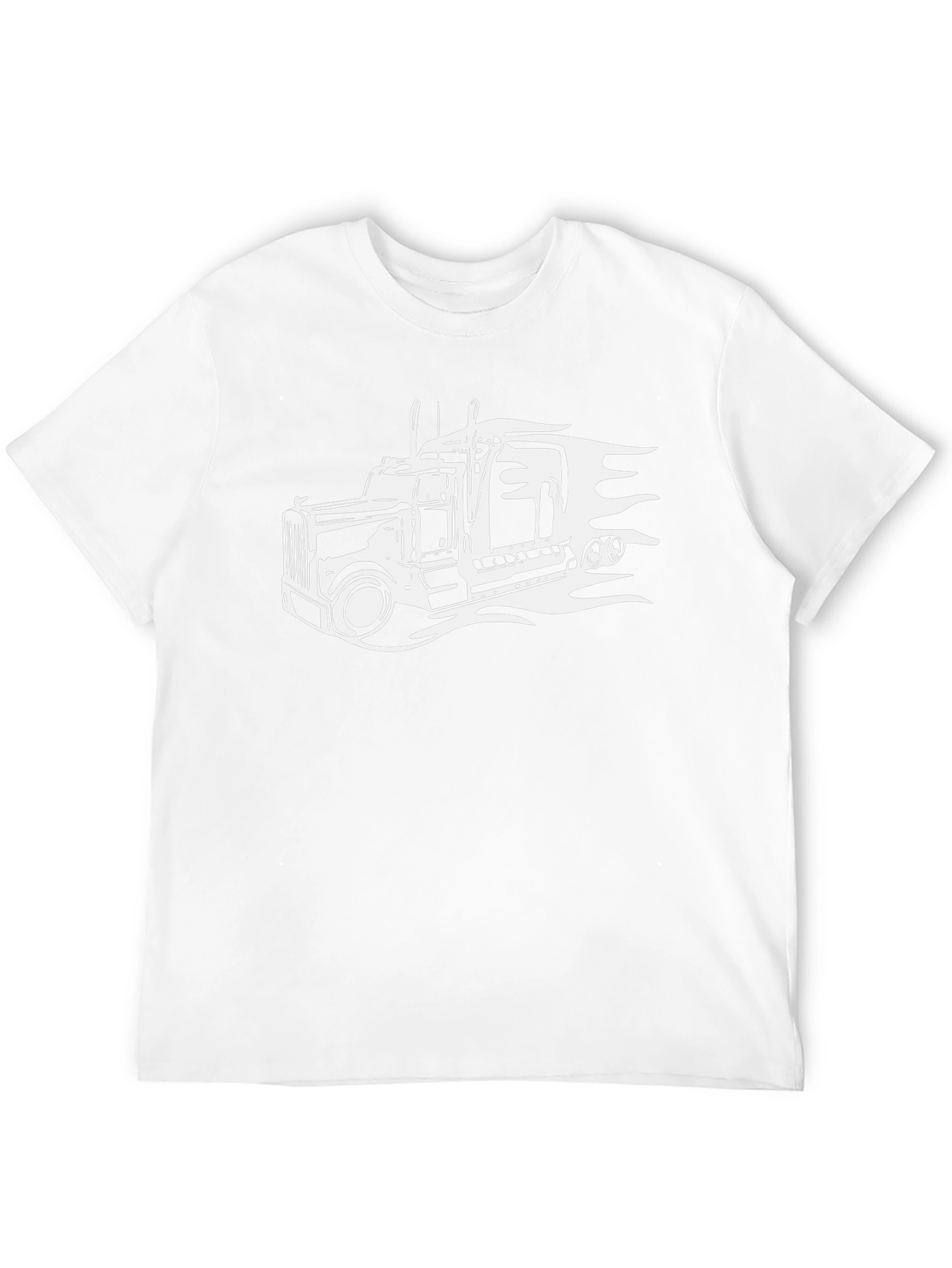 Truck Graphic T-Shirt - Black Cotton Tee