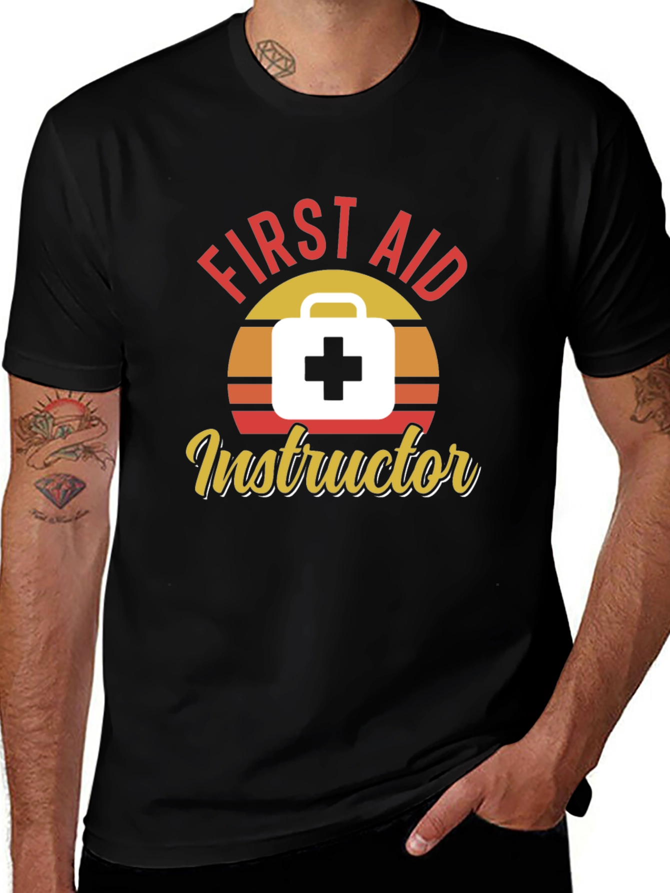 First Aid Instructor Graphic Tee - Unisex Crew Neck