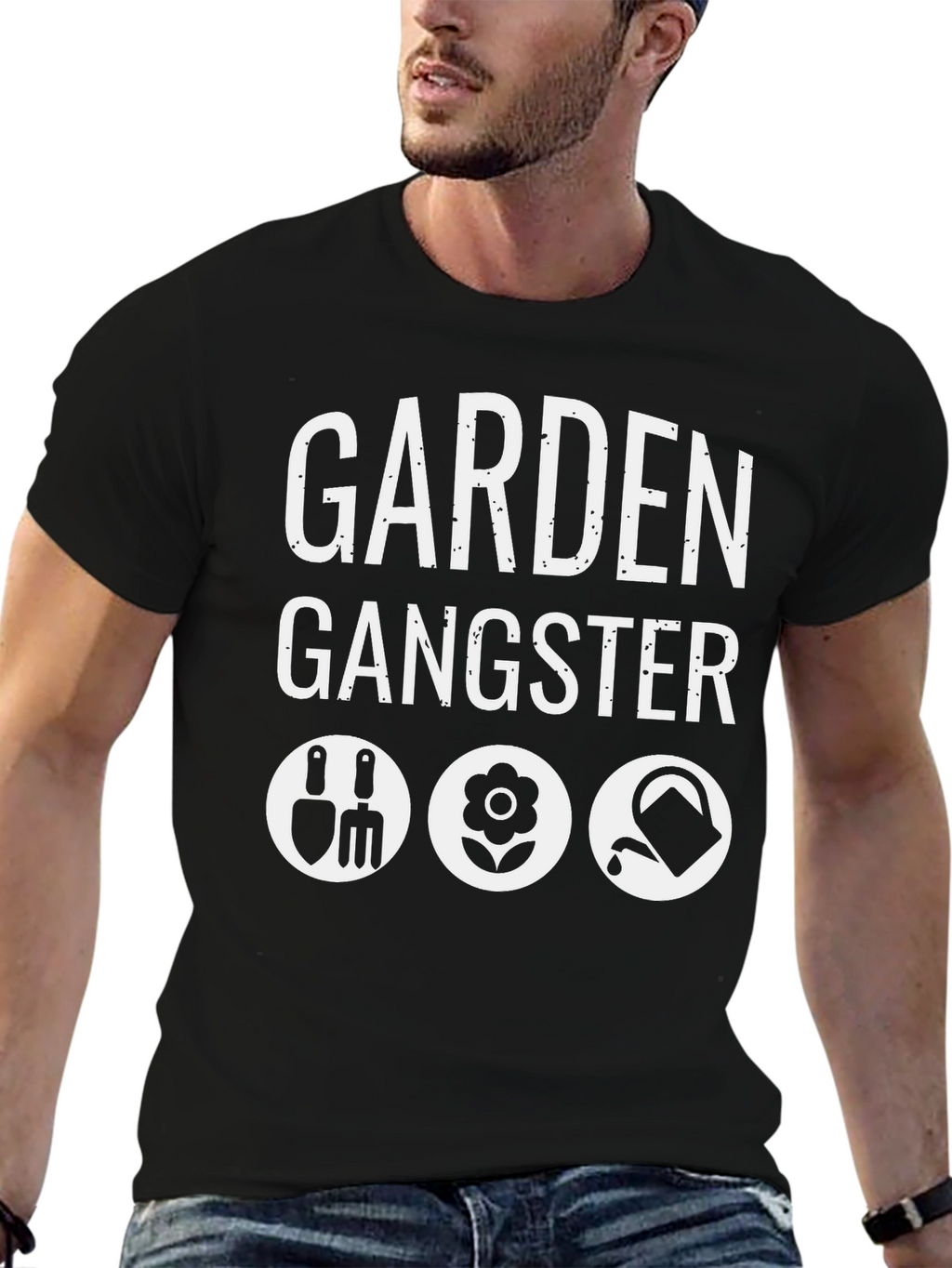 Garden Gangster Graphic Tee - Gardening Humor T-Shirt