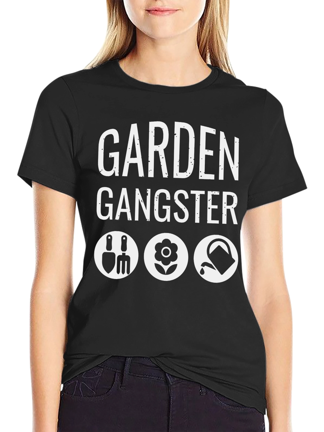 Garden Gangster Graphic Tee - Gardening Humor T-Shirt