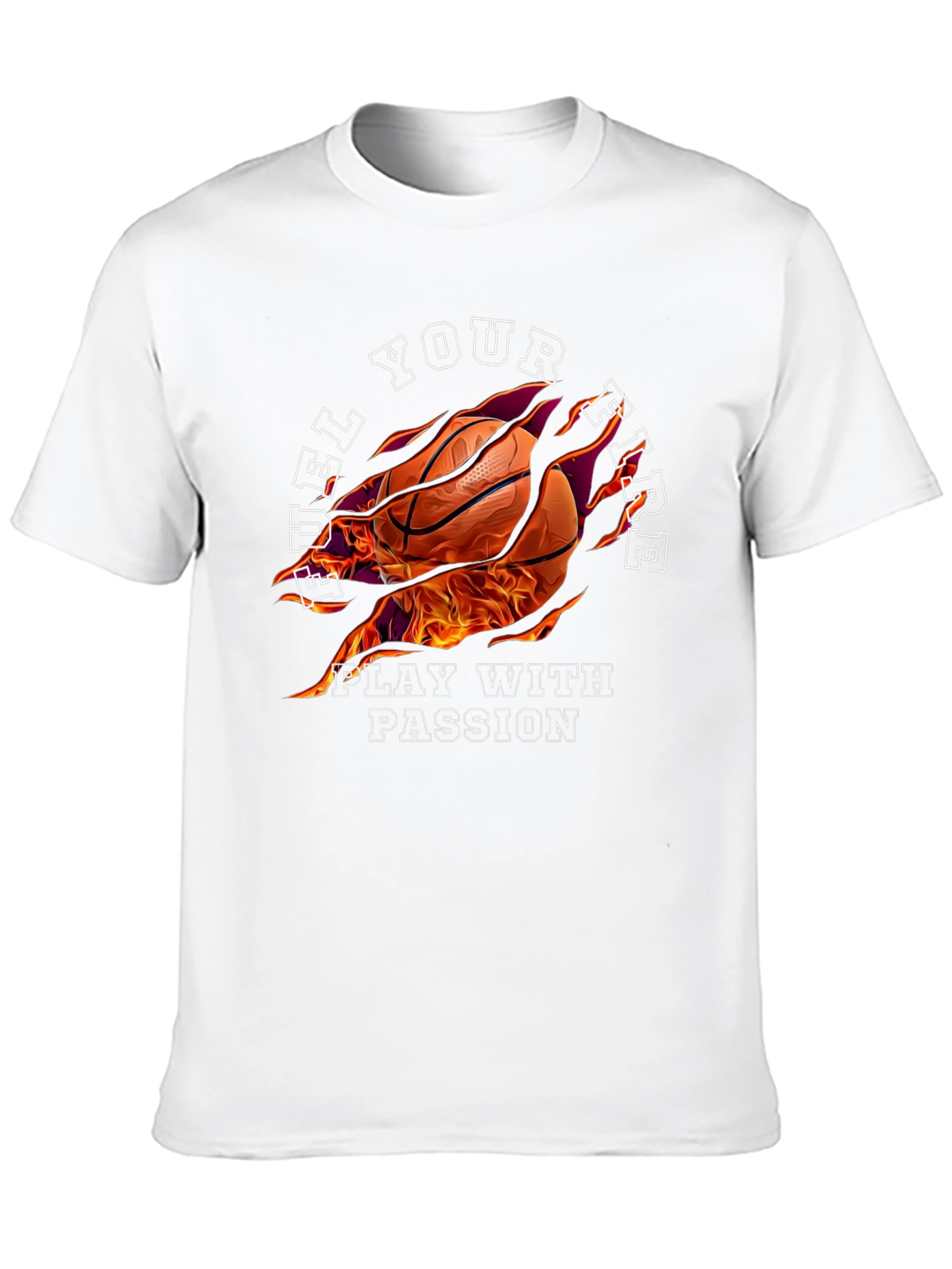 Fuel Your Fire Basketball Graphic Tee