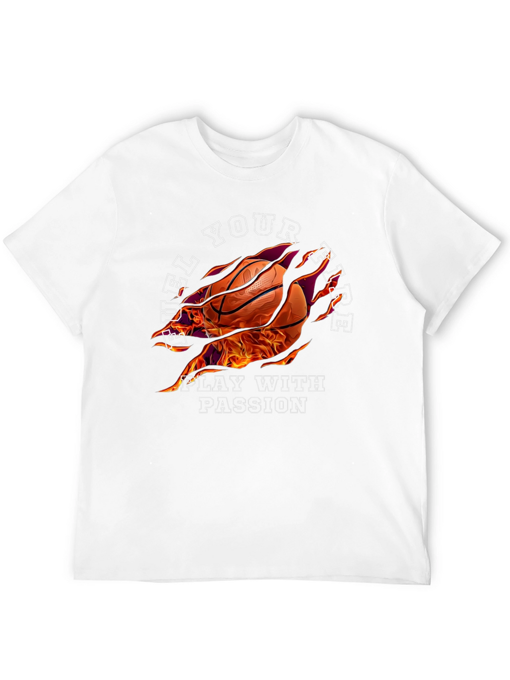 Fuel Your Fire Basketball Graphic Tee