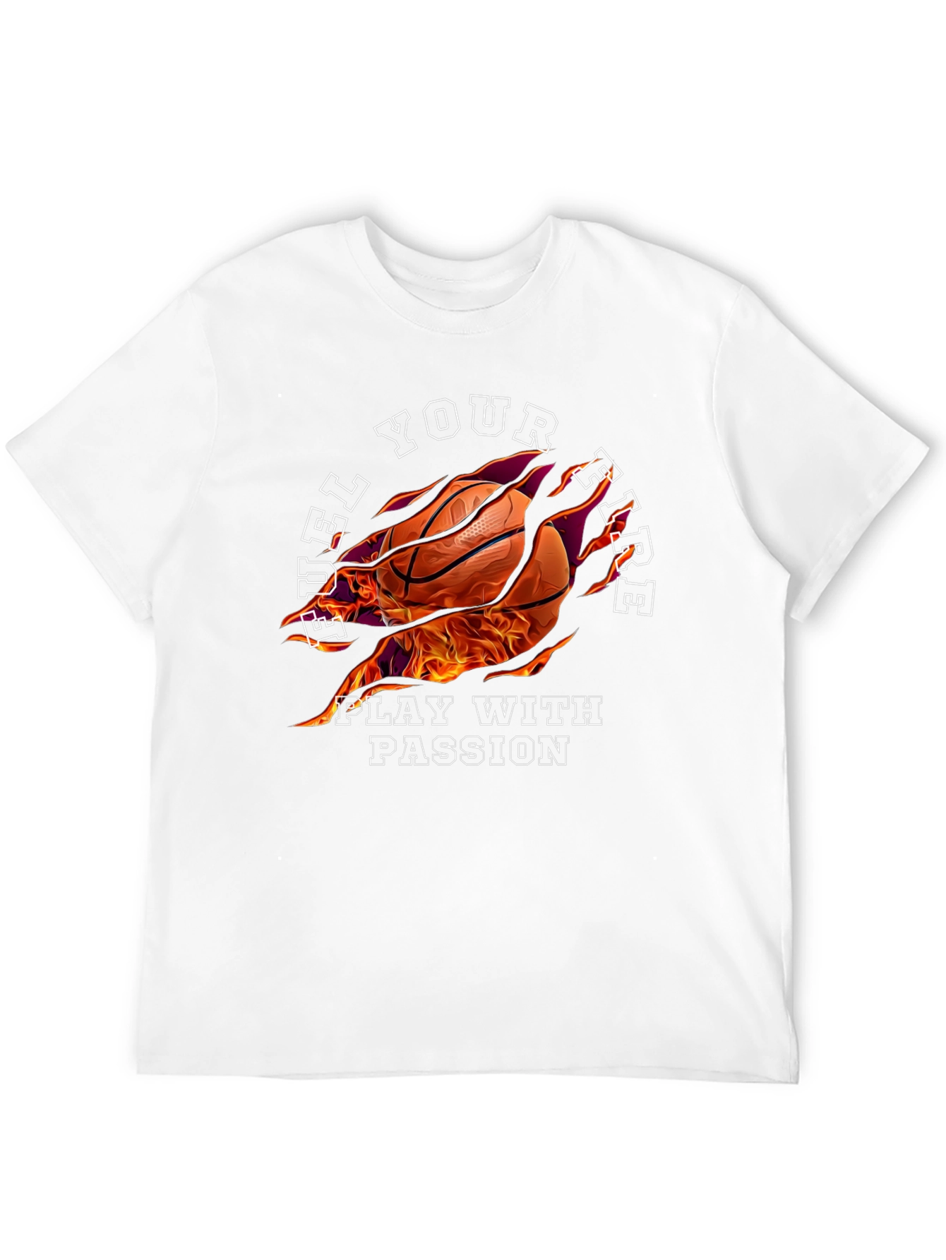 Fuel Your Fire Basketball Graphic Tee