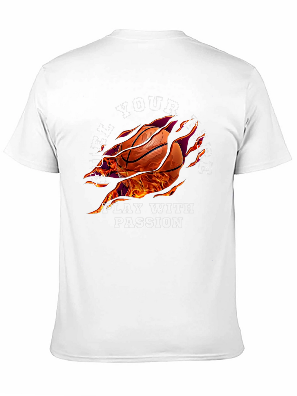 Fuel Your Fire Basketball Graphic Tee
