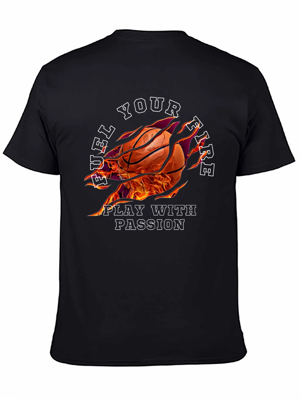 Fuel Your Fire Basketball Graphic Tee