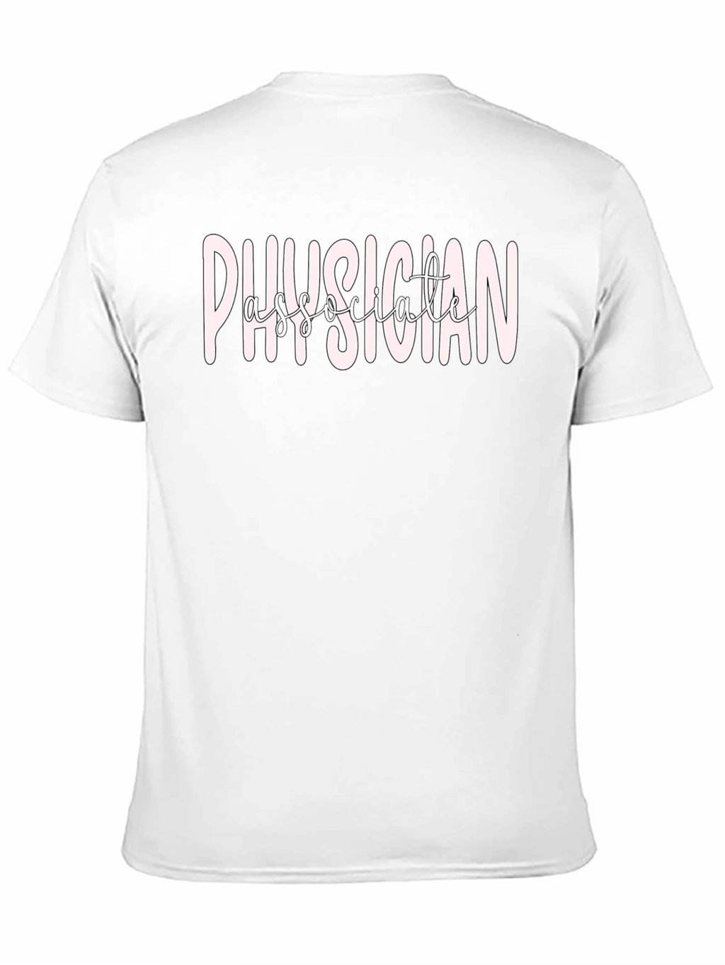 Physician Associate T-Shirt - Black Medical Apparel