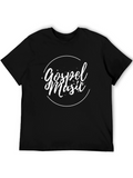 Gospel Music Graphic Tee - Stylish Christian T-Shirt