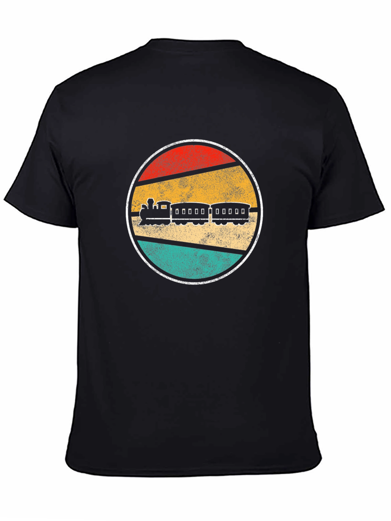 Retro Train Graphic Tee - Vintage Railroad T-Shirt
