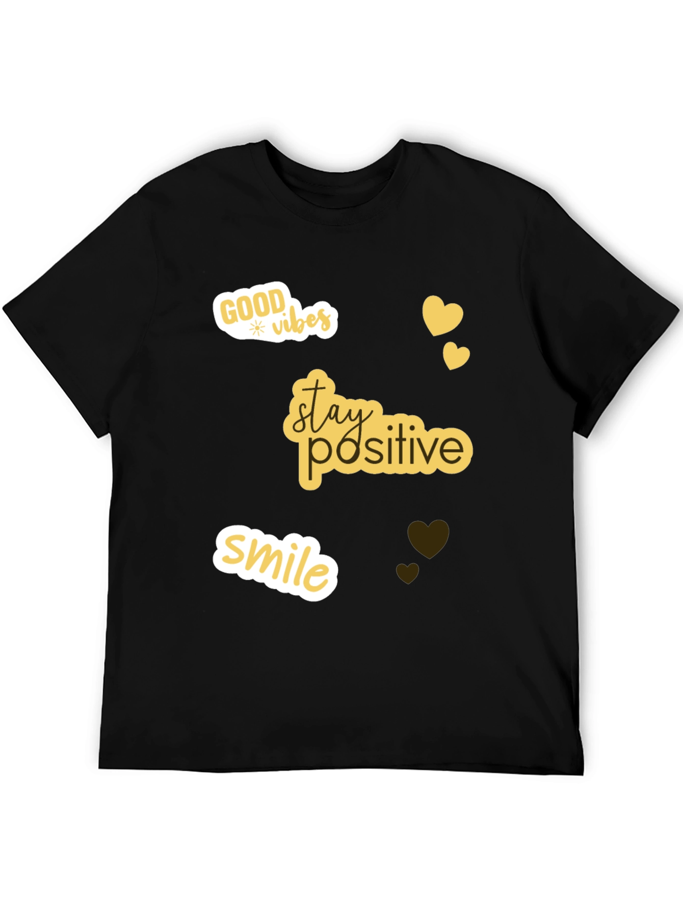 Positive Vibes T-Shirt - Stay Positive Smile