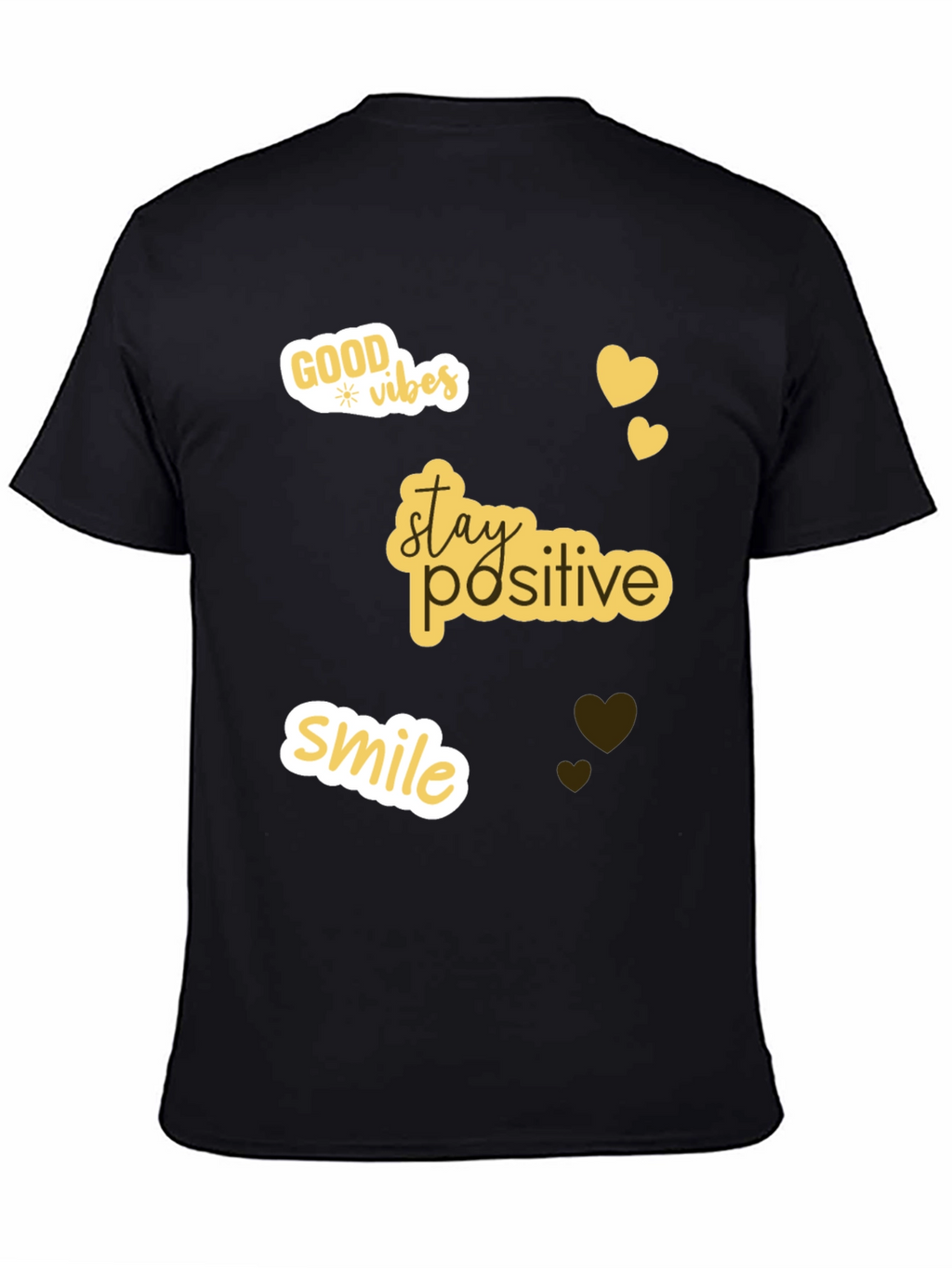 Positive Vibes T-Shirt - Stay Positive Smile