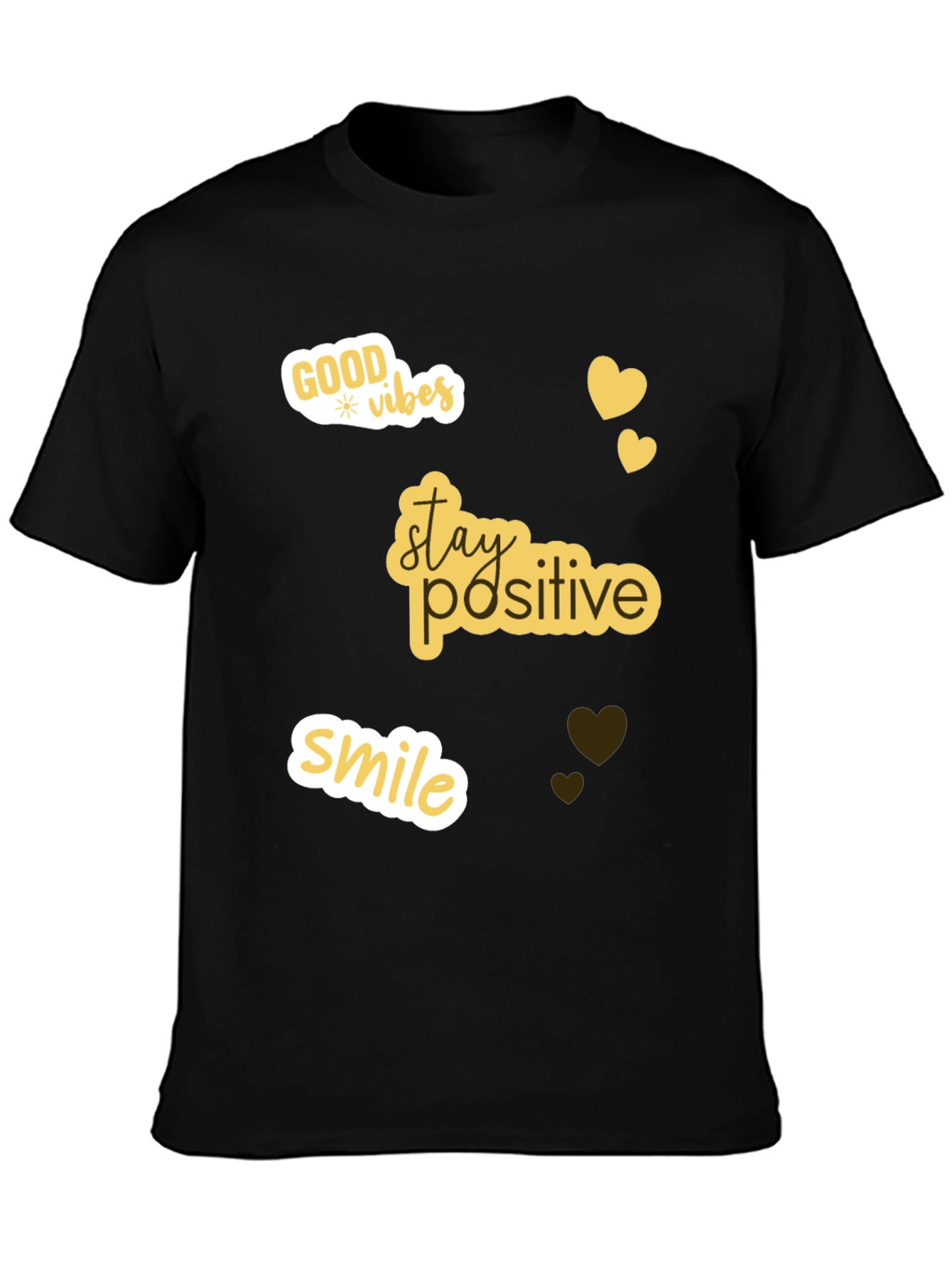 Positive Vibes T-Shirt - Stay Positive Smile