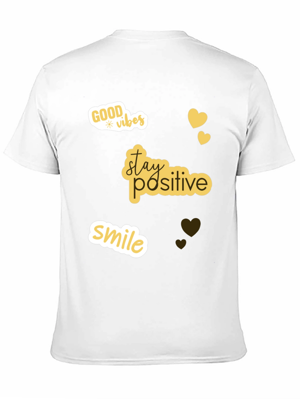 Positive Vibes T-Shirt - Stay Positive Smile