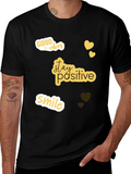 Positive Vibes T-Shirt - Stay Positive Smile