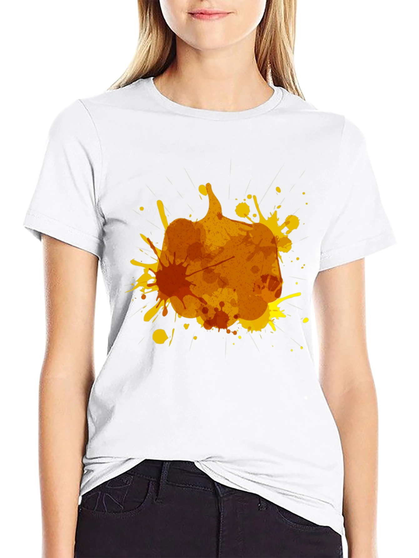 Pumpkin Splatter Graphic Tee