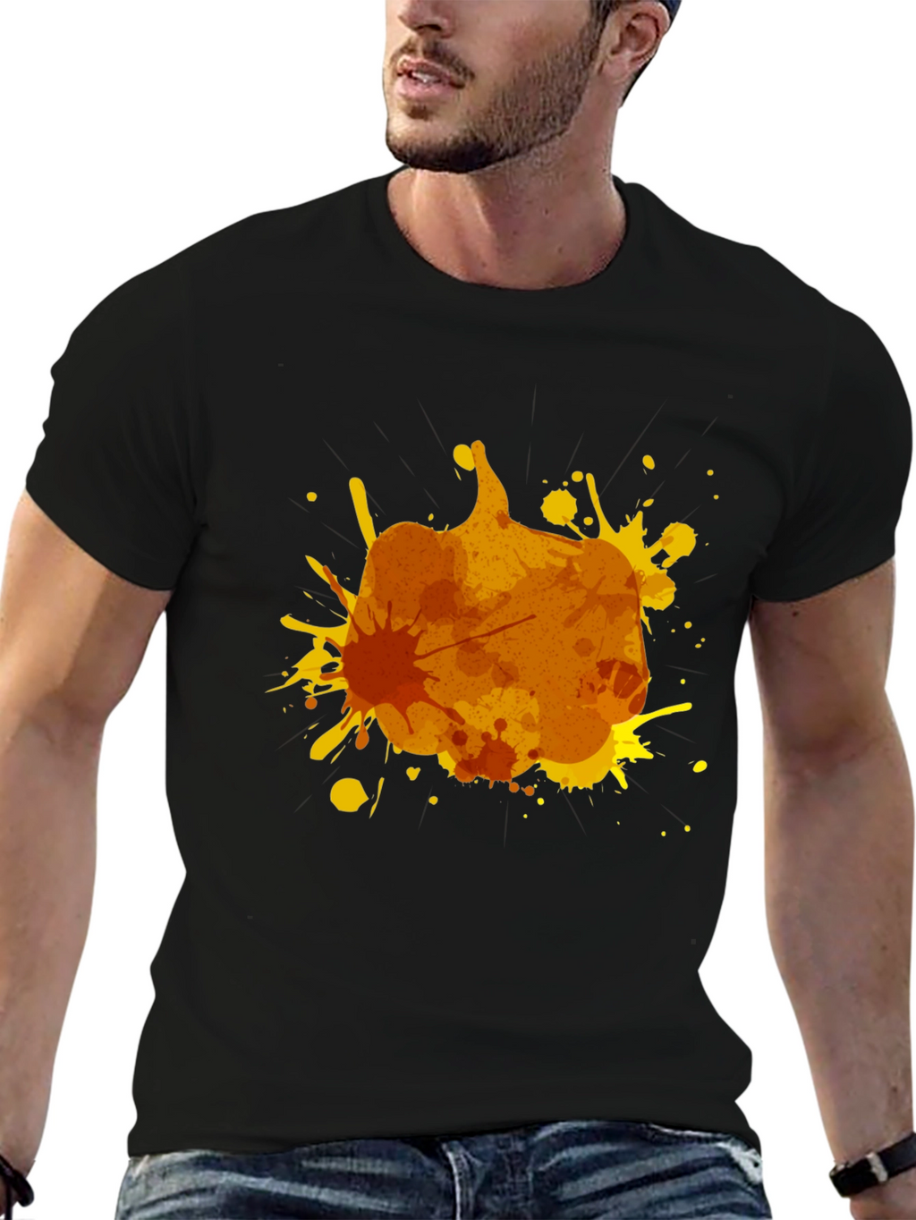 Pumpkin Splatter Graphic Tee