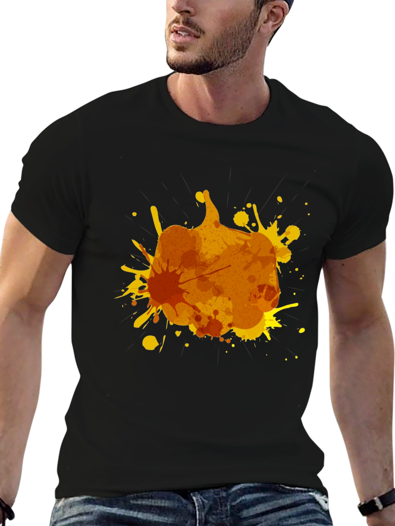 Pumpkin Splatter Graphic Tee