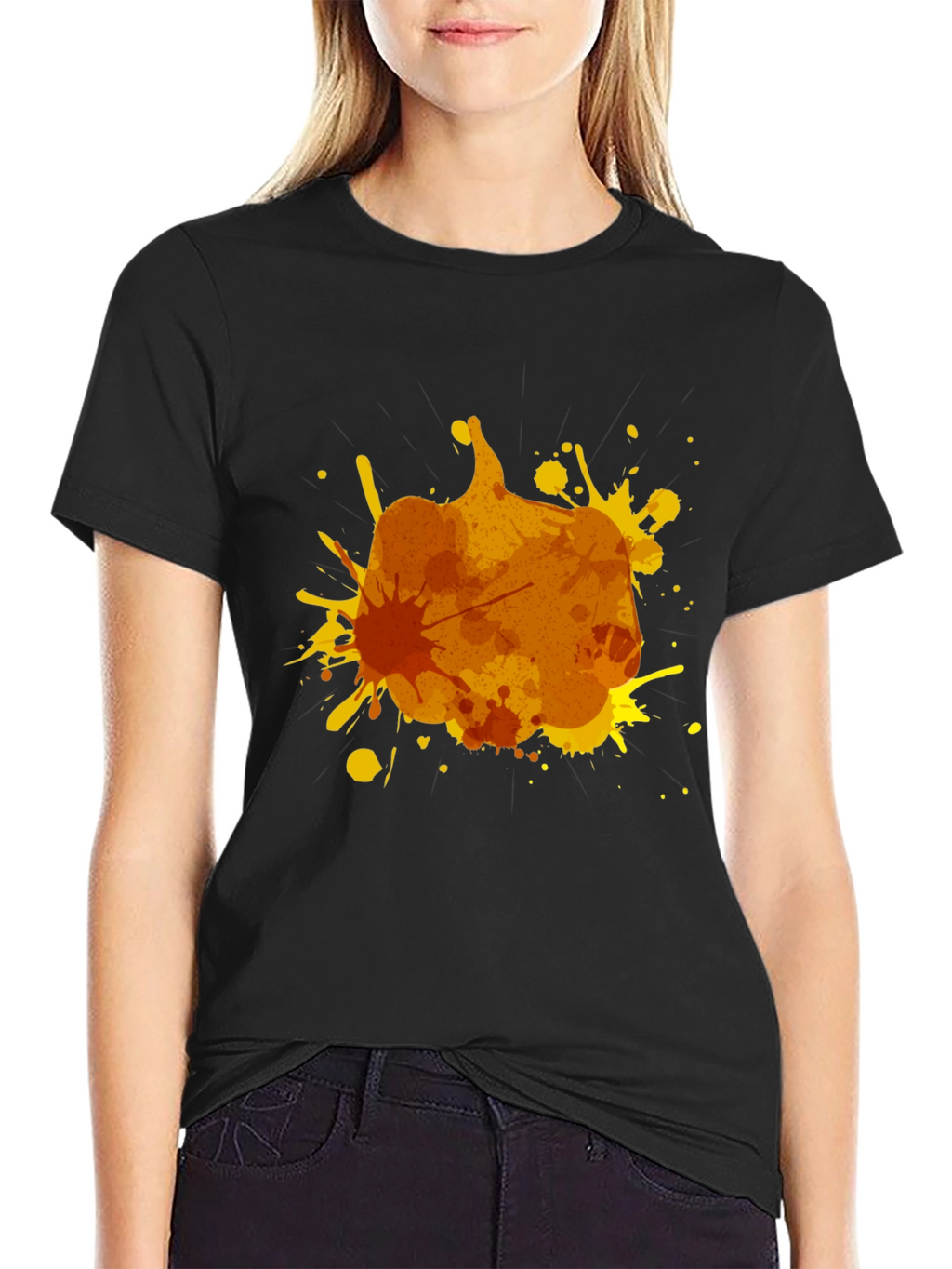 Pumpkin Splatter Graphic Tee