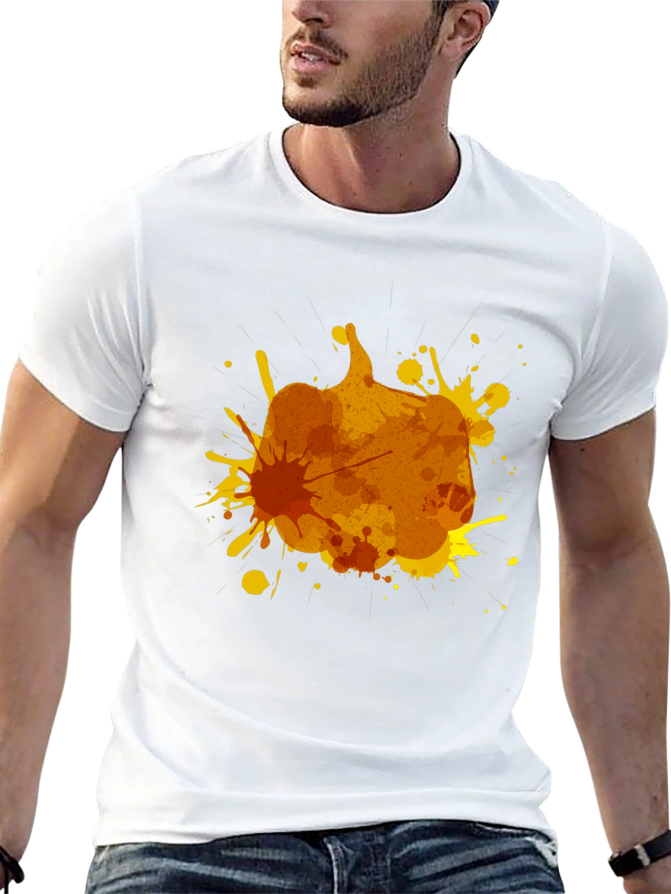 Pumpkin Splatter Graphic Tee
