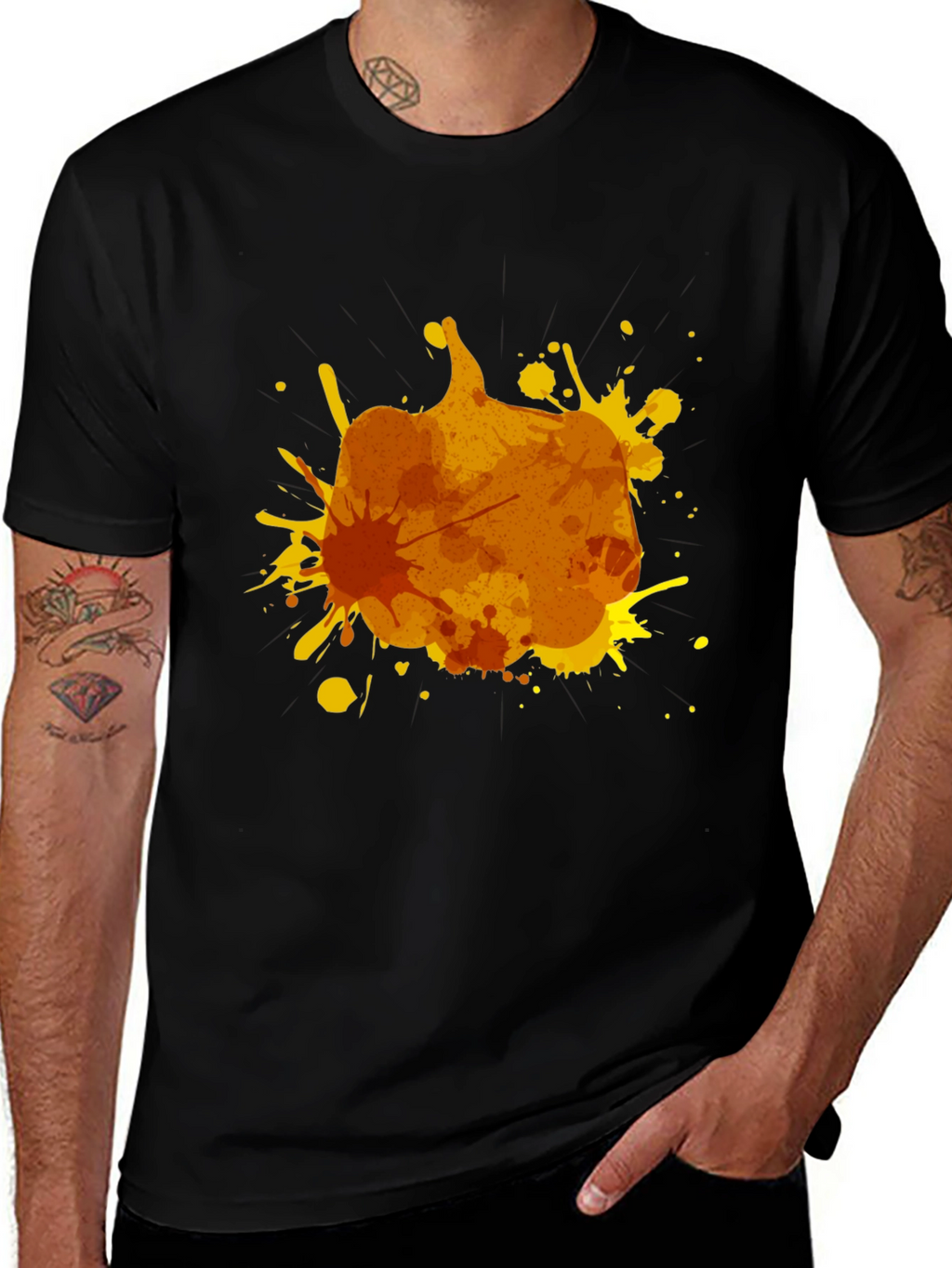 Pumpkin Splatter Graphic Tee