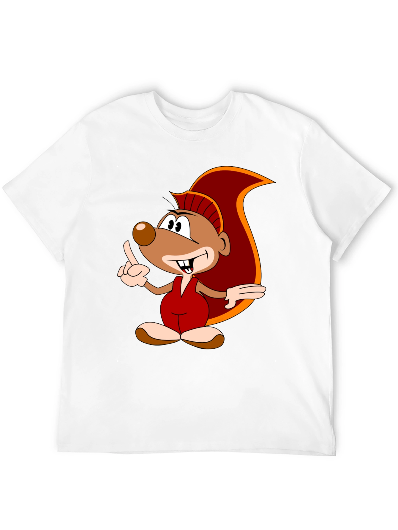 Cartoon Squirrel Graphic Tee