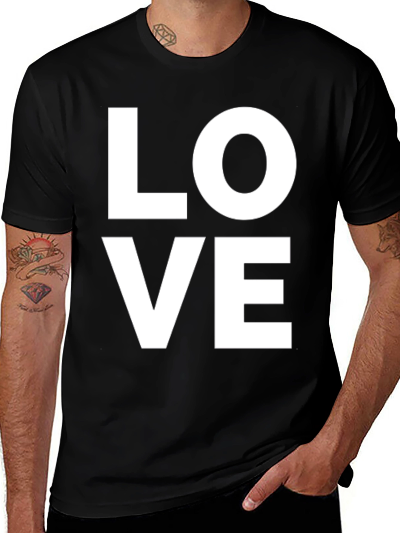 Love Graphic Tee - Trendy Casual Shirt