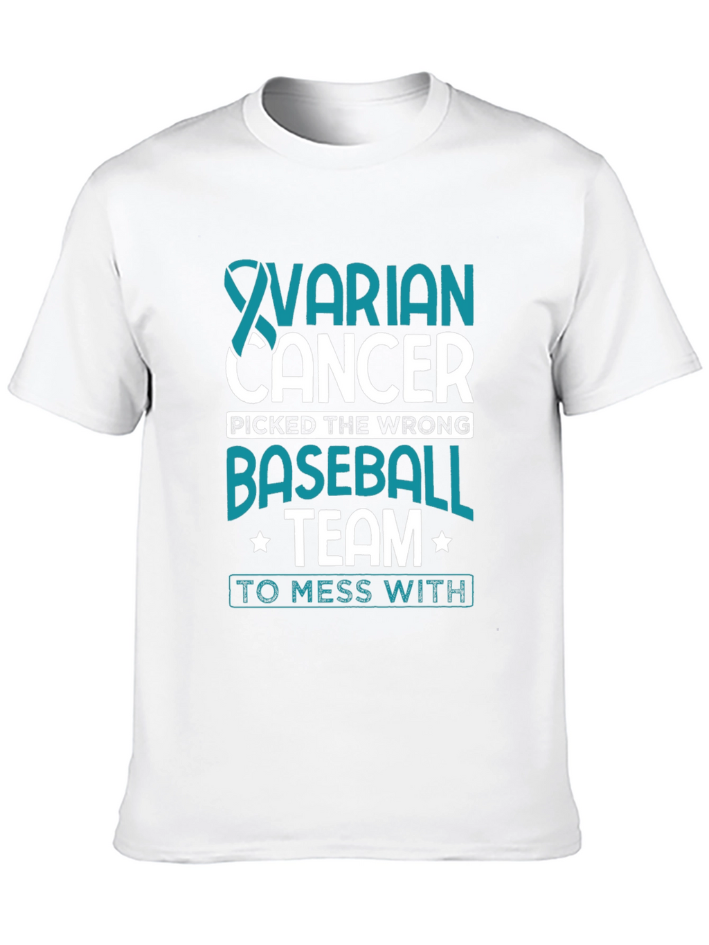 Ovarian Cancer Baseball Team T-Shirt