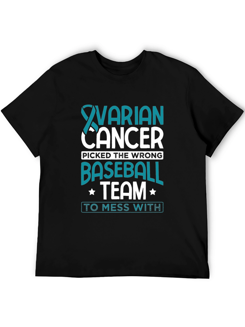 Ovarian Cancer Baseball Team T-Shirt