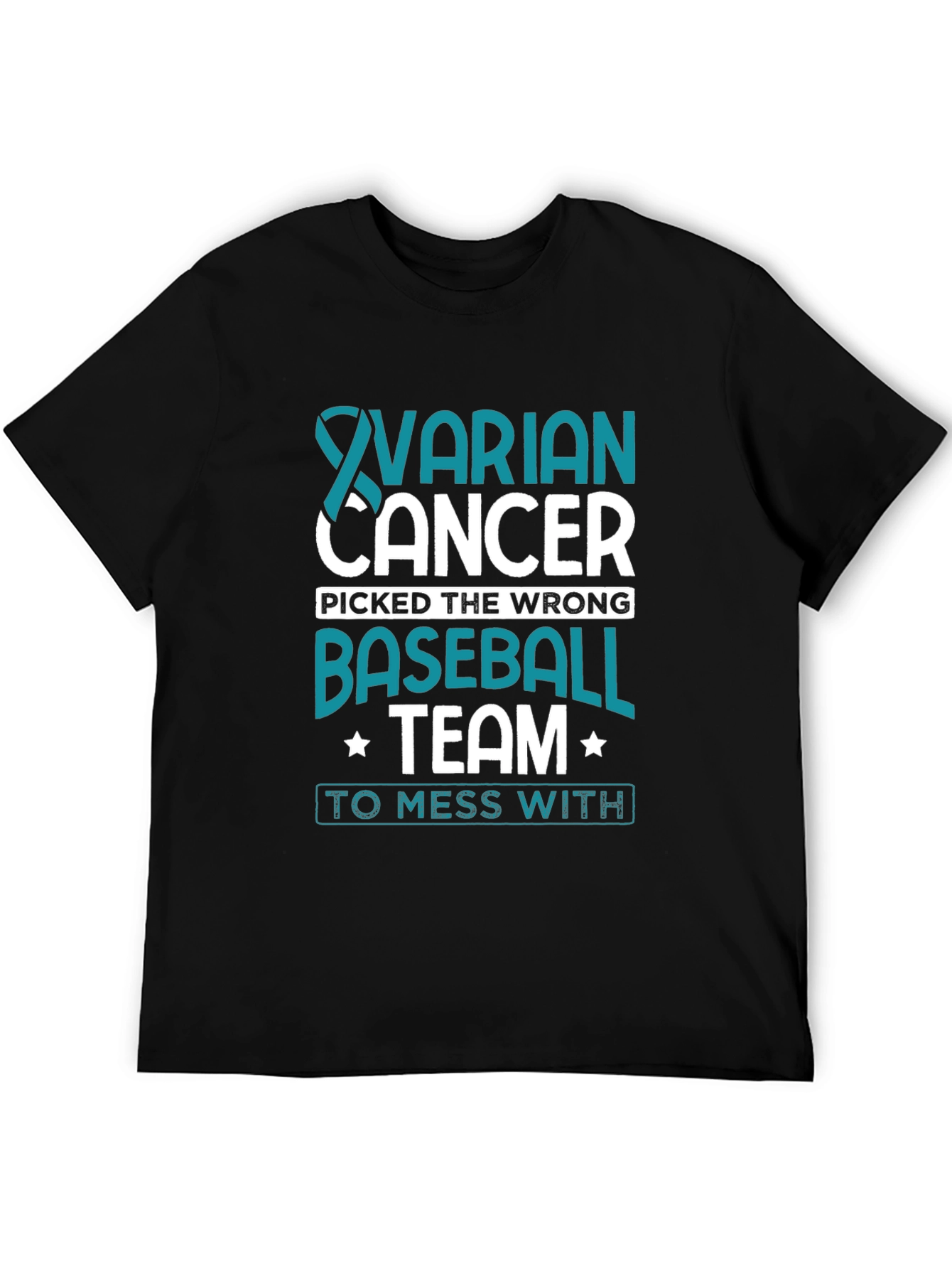 Ovarian Cancer Baseball Team T-Shirt