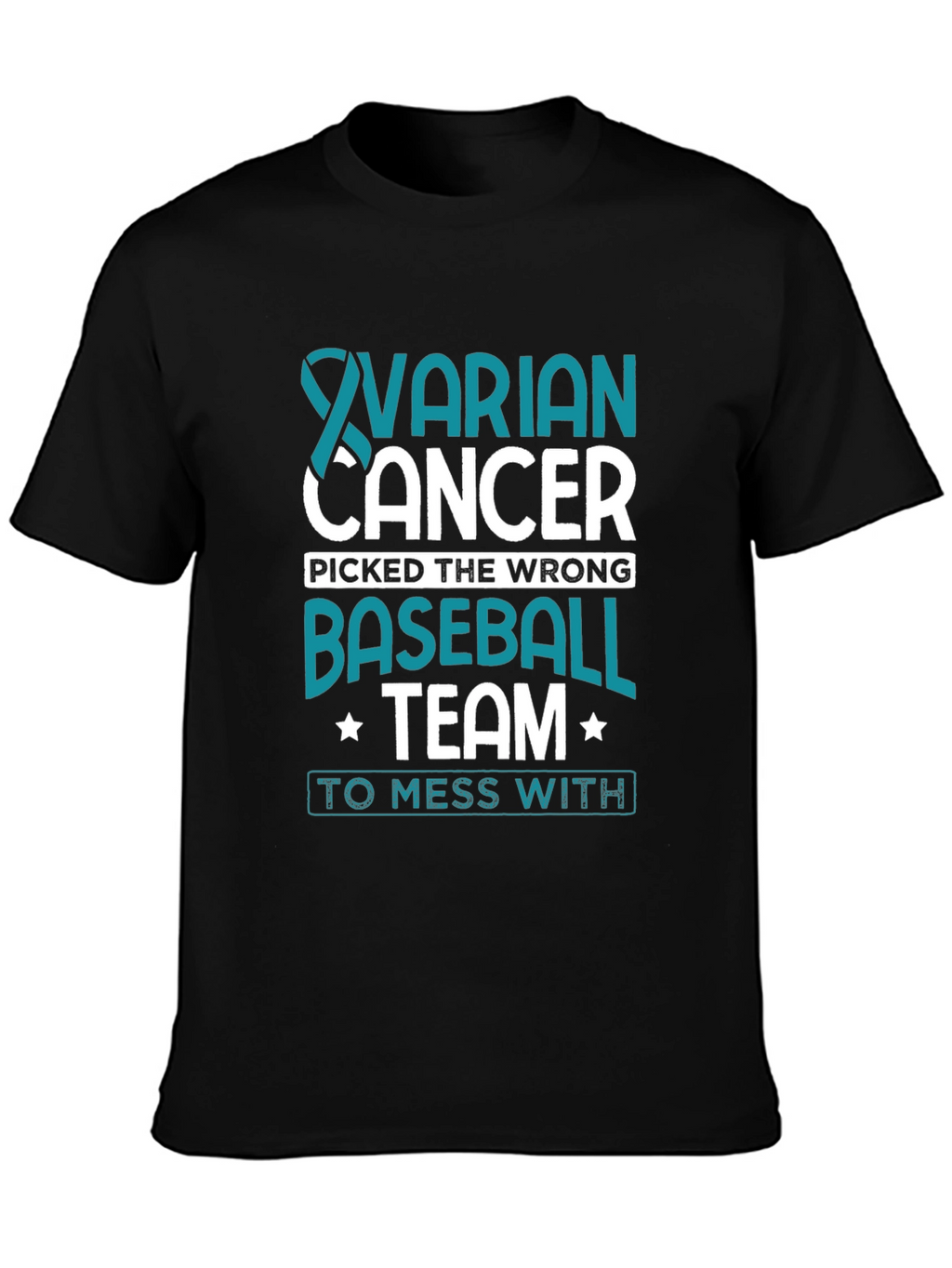 Ovarian Cancer Baseball Team T-Shirt