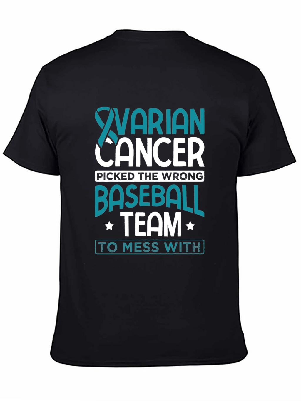 Ovarian Cancer Baseball Team T-Shirt