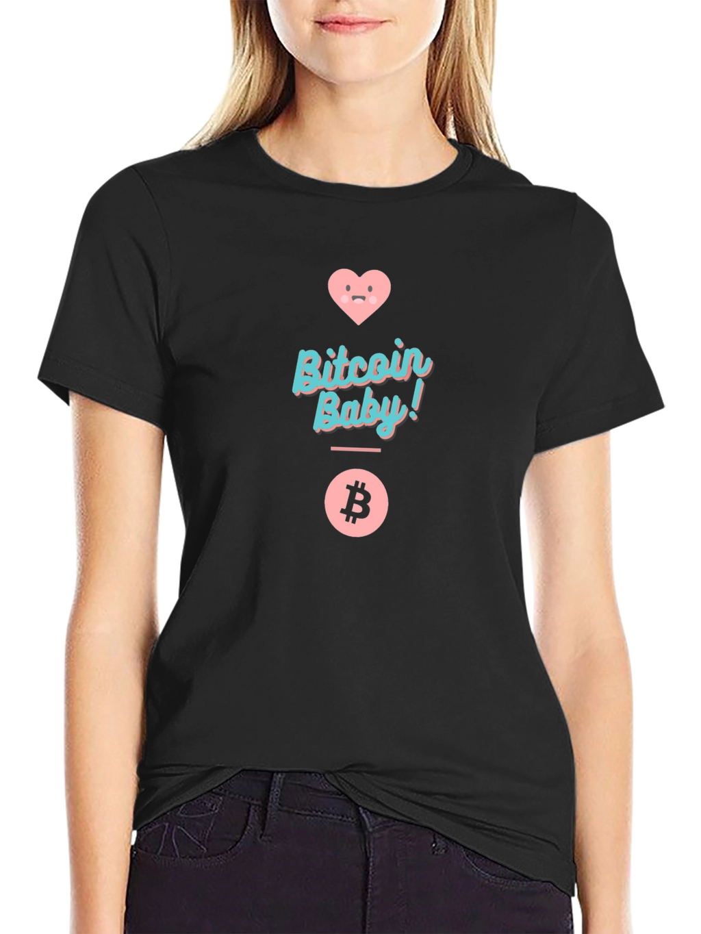 Bitcoin Baby! Graphic Tee for Crypto Lovers