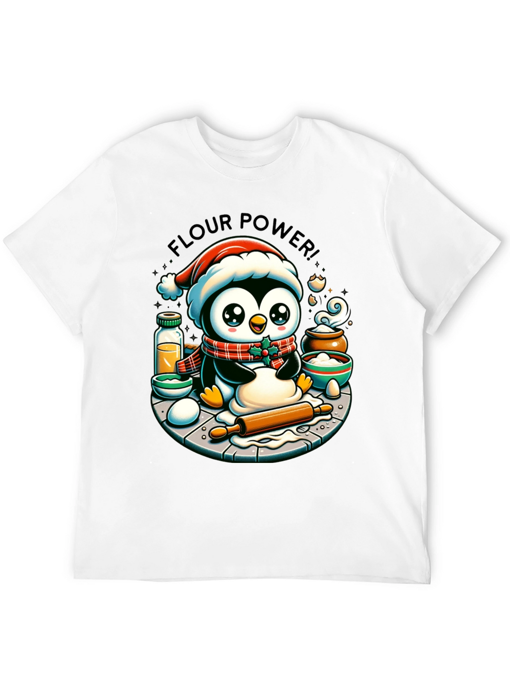 Flour Power Penguin T-Shirt