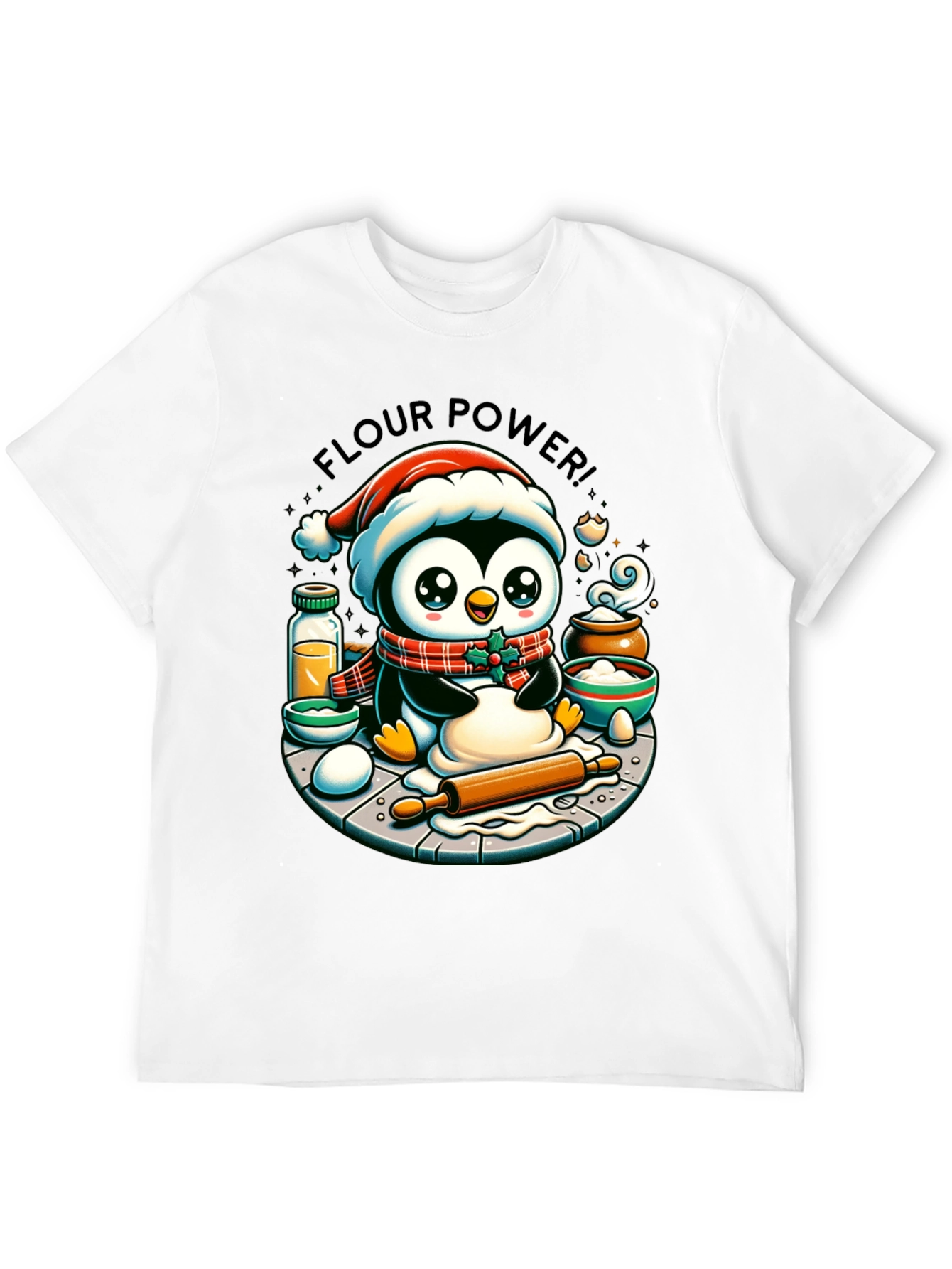 Flour Power Penguin T-Shirt