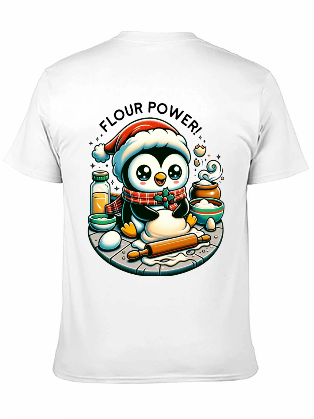 Flour Power Penguin T-Shirt