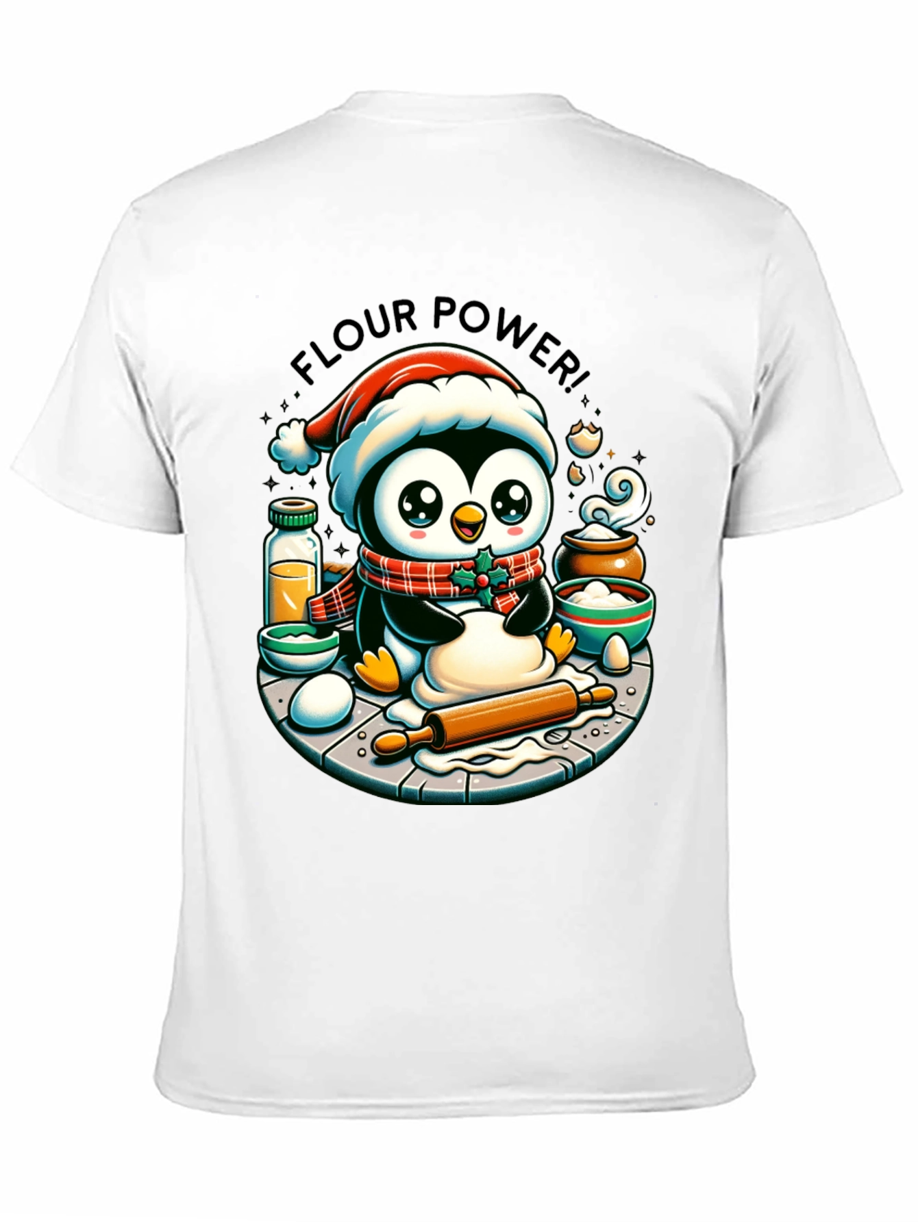 Flour Power Penguin T-Shirt