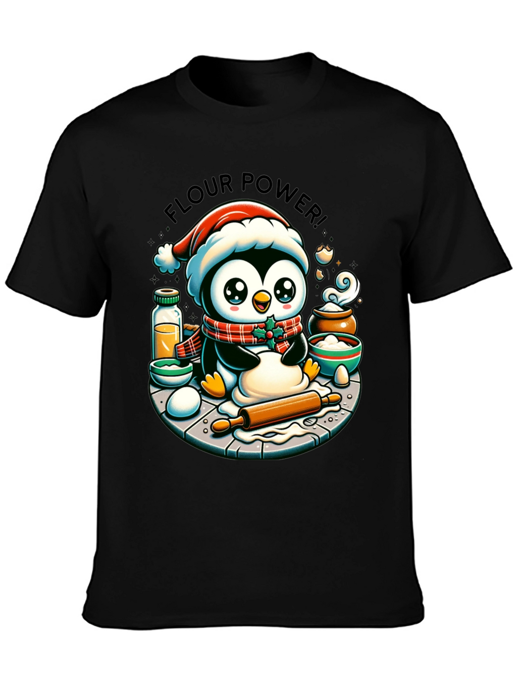 Flour Power Penguin T-Shirt
