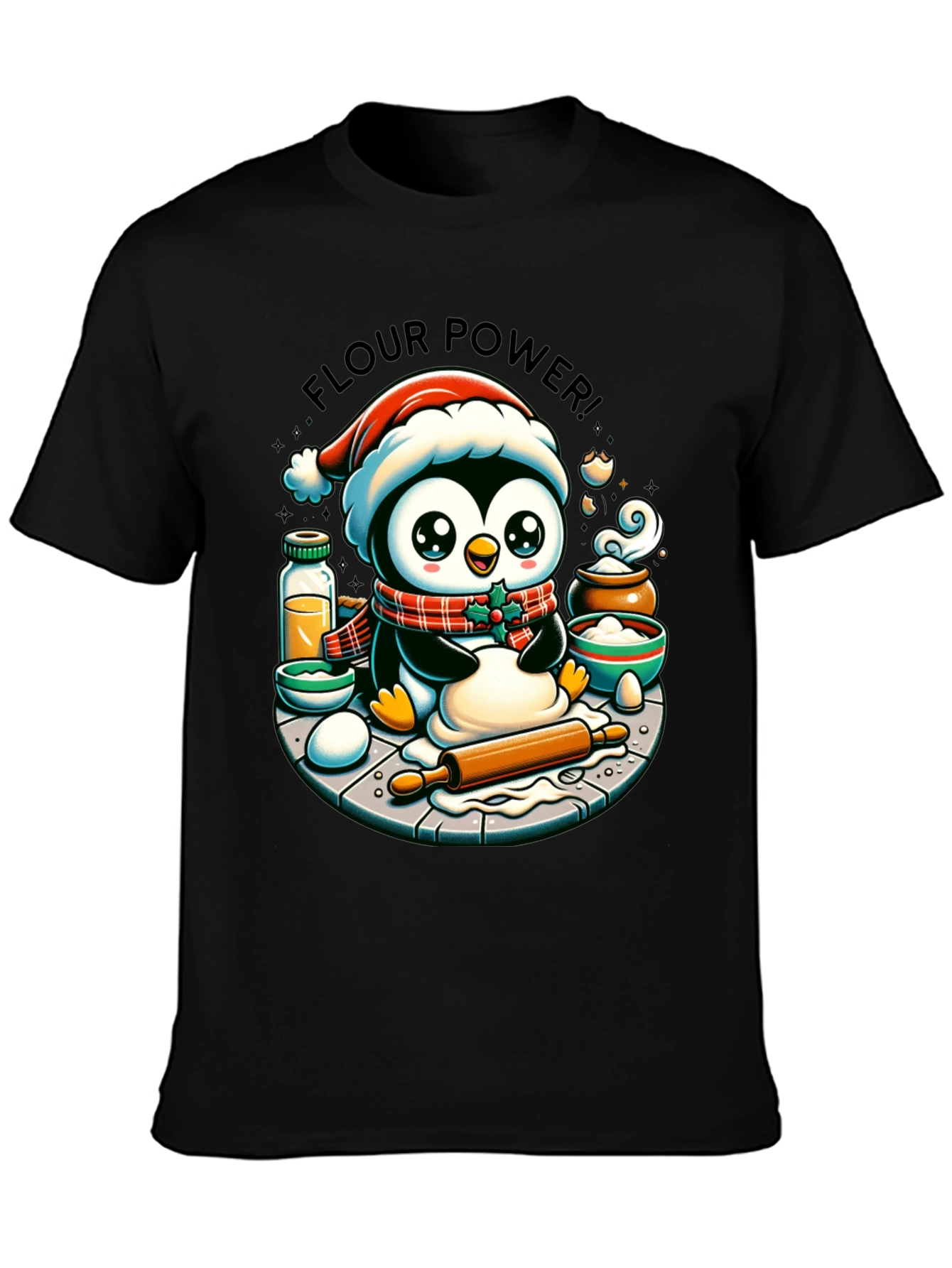 Flour Power Penguin T-Shirt